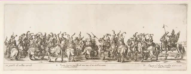 Del av ingången till den polska legationen G och H, 1633.