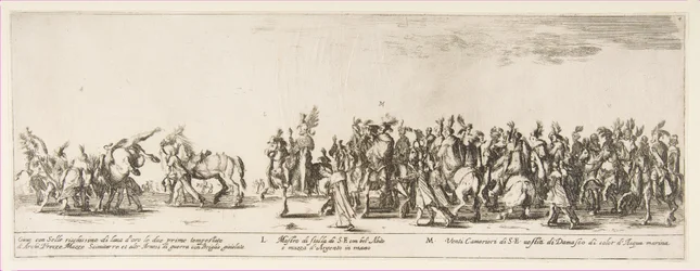 Del av ingången till den polska legationen L och M, 1633.