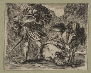 Perseus och Medusa, 1644.