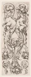 Tallrik, från Ornamenti o Grottesche (Ornament eller Grotesker)