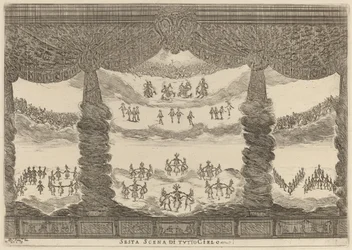 Sjätte scenen av hela himlen, 1637.