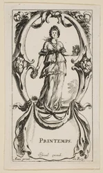 Spring Printemps, från The Four Seasons, ca. 1641.