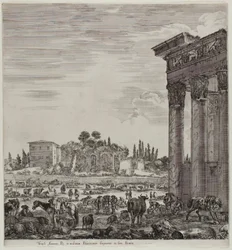 Antonins tempel och Campo Vaccino