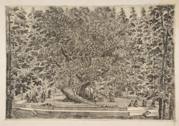 Trädhuset på Pratolino, ca. 1653.