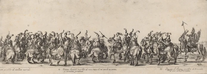 Trettio bågskyttar och sidor, 1633.