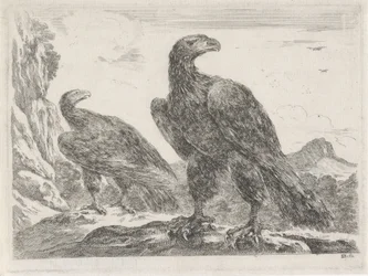 Två örnar med huvuden till höger Eagles (serietitel)