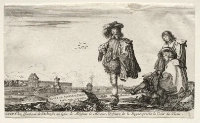 Olika figurer och landskap