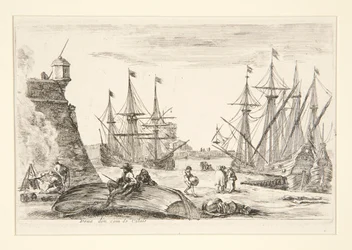 Utsikt över ett hörn av Calais (Vue d