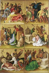 Apostlarnas martyrskap. Höger panel