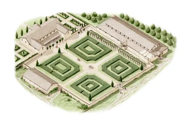 Brading Roman Villa, Isle of Wight (ritad 2012), ca 350-400 (bläck och akvarell)