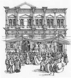 Skolan San Rocco år 1735