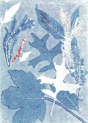Jol II, 2017 (monoprint på papper)