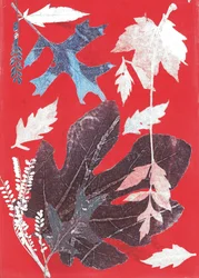 Jol XII, 2017 (monoprint på papper)