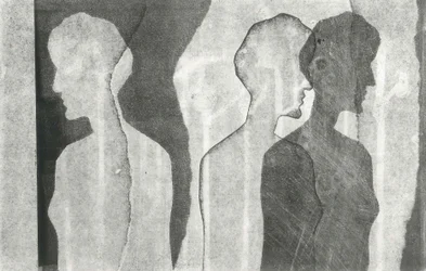 Tears I Bled VIII, 2016 (monoprint på papper)