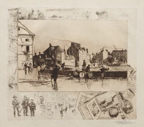 En kuling på Fécamp Normandie, 1886.