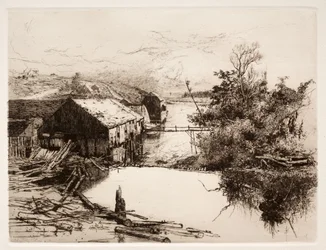Mills at Mispek, N.B., 1884.