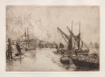 On the Thames Canterbury, Eng., augusti 1884, 1884.