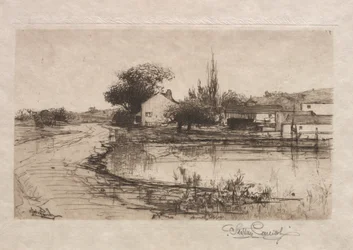 Skiss nära Pittsfield, Mass., 1887-1888.