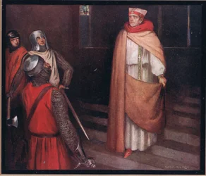 The Martyrdom of St Thomas (färg litho)