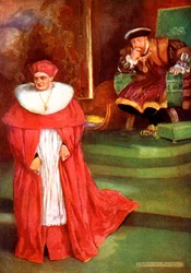Wolseys intervju med kung Henry VIII, 1909.