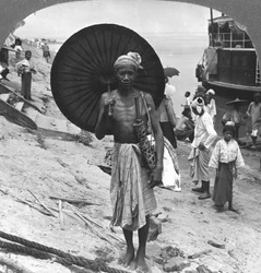 En gammal man från Shan-folket i övre Burma, 1908