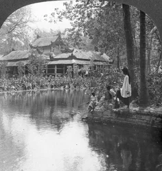 South Garden Palace i Fort, Mandalay, Burma, 1908