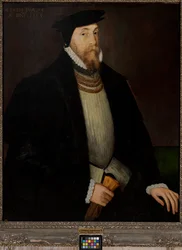 Sir Thomas Gresham (ca 1518-1579), ca 1518-79 (olja på panel)