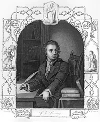 Gotthold Ephraim Lessing (1729-1781) na vaneina e Albert Henry Payne (1812-1902) swed