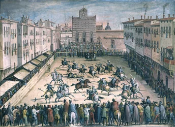 Horse Joust på Piazza Santa Croce, 1561-1562
