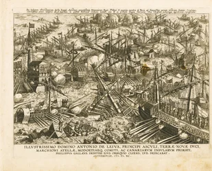 Slaget vid Lepanto den 7 oktober 1571, ca 1578
