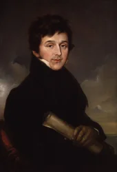 Porträtt av kompositören Charles Edward Horn 1786-1849, ca 1825