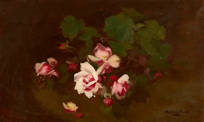 Roses in Bloom (olja på duk)