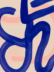 Abstrakt Blue Flow