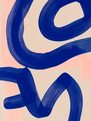 Abstrakt Blue Flow