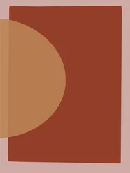 Varm geometrisk abstrakt konst