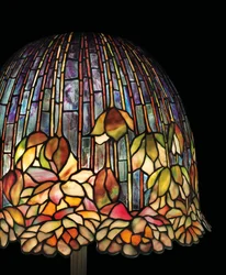 En bordslampa 