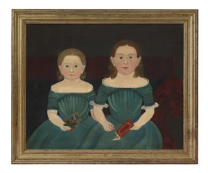 Mary och Elizabeth Hathaway, ca 1849 (olja på duk)
