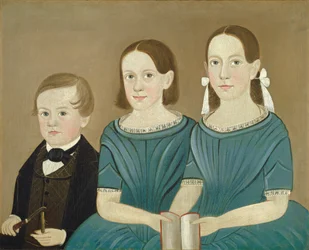 Den yngre generationen, ca 1850 (olja på duk)
