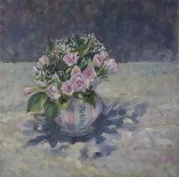 Rosa i randig kanna, 2013,