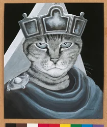 Illustration från Cats Galore! Ett kompendium över kultiverade katter (pub. 2015)