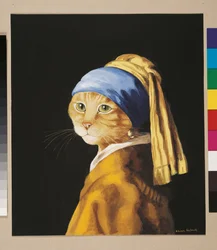 Illustration från Cats Galore! Ett kompendium över kultiverade katter (pub. 2015)