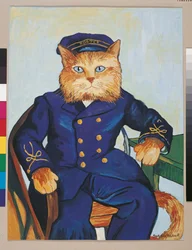 Illustration från Cats Galore! Ett kompendium över kultiverade katter (pub. 2015)