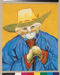 Illustration från Cats Galore! Ett kompendium över kultiverade katter (pub. 2015)