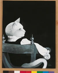 Illustration från Cats Galore! Ett kompendium över kultiverade katter (pub. 2015)