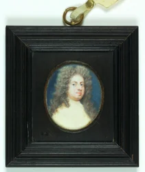 Sir Godfrey Kneller (akvarell på elfenben)