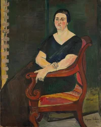Porträtt av Madame Germaine Eisenmann