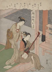 Kammar sitt hår, 1770, 1770.