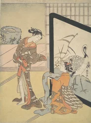 Courtesan och Shinzo, 1725-1770., 1725-1770.