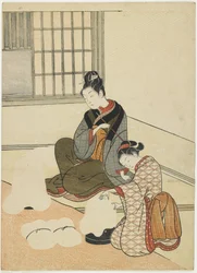 Evening Snown the Silk-Dryer, efter 1766