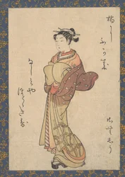Courtesanerna, från serien, Seiro Bijin Awase Carver End Shigoro sic, ca. 1765., ca. 1765.